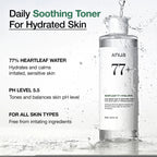 Anua - Heartleaf 77% Soothing Toner - Soothing Facial Toner - 250ml - Globo Mag