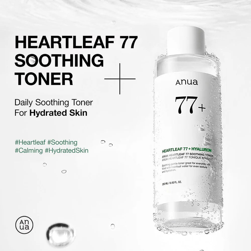 Anua - Heartleaf 77% Soothing Toner - Soothing Facial Toner - 250ml - Globo Mag