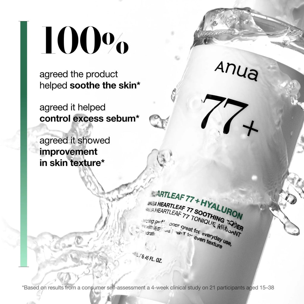 Anua - Heartleaf 77% Soothing Toner - Soothing Facial Toner - 250ml - Globo Mag