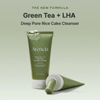 Arencia Green Tea + LHA Deep Pore Rice Cake Cleanser, 150 ml - Globo Mag