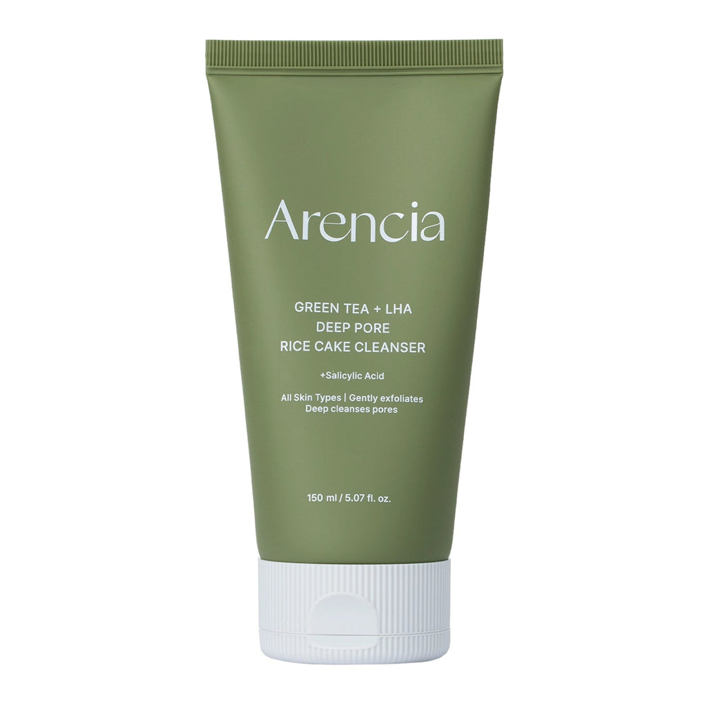 Arencia Green Tea + LHA Deep Pore Rice Cake Cleanser, 150 ml - Globo Mag