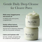 Arencia Korean Rice Mochi Facial Cleanser: Foaming, Gentle Exfoliating, All - in - One Deep Cleansing, Moisturizing, Pore Minimizing, Blackhead Remover, 120g - Globo Mag