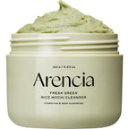 Arencia Korean Rice Mochi Facial Cleanser: Foaming, Gentle Exfoliating, All - in - One Deep Cleansing, Moisturizing, Pore Minimizing, Blackhead Remover, 120g - Globo Mag