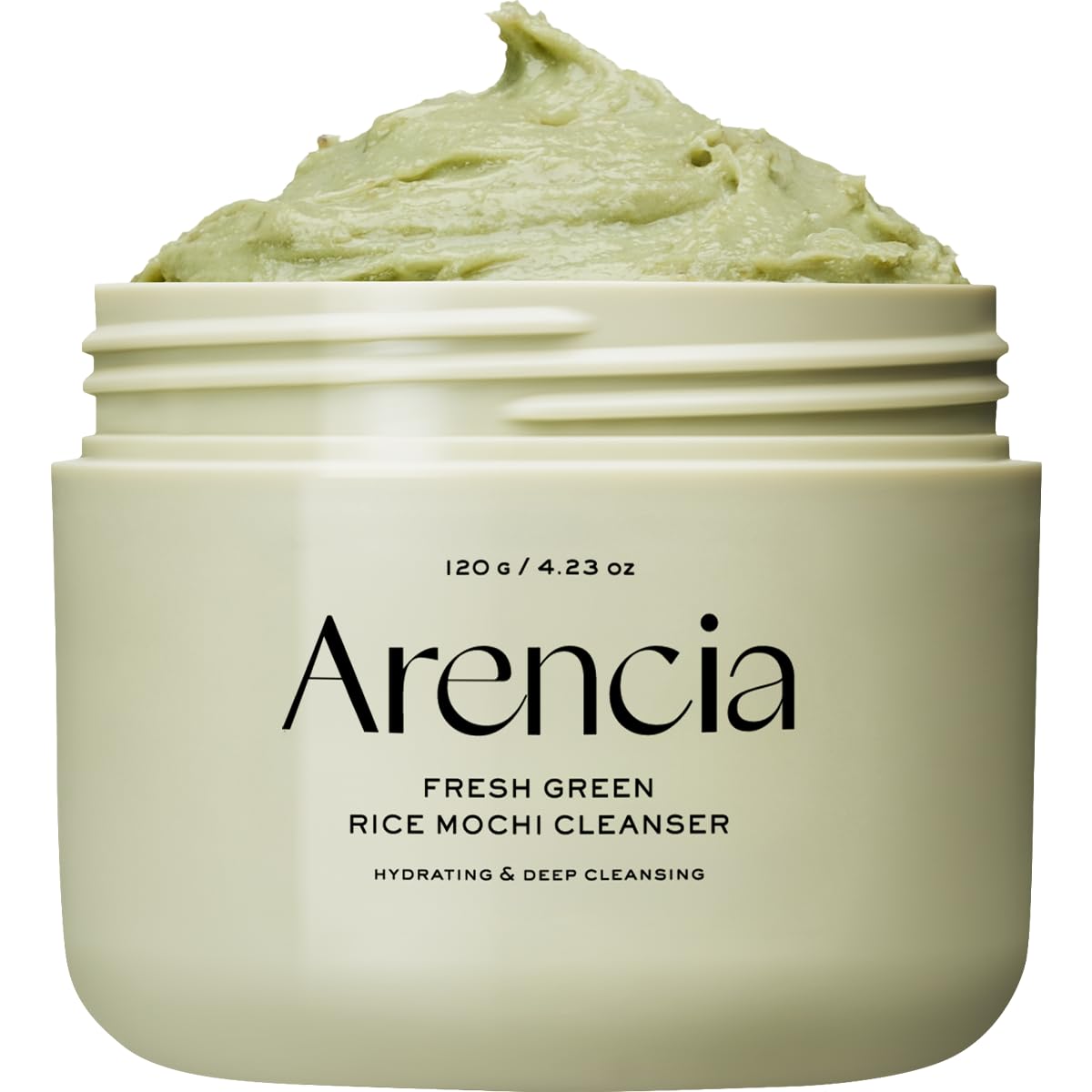 Arencia Korean Rice Mochi Facial Cleanser: Foaming, Gentle Exfoliating, All - in - One Deep Cleansing, Moisturizing, Pore Minimizing, Blackhead Remover, 120g - Globo Mag