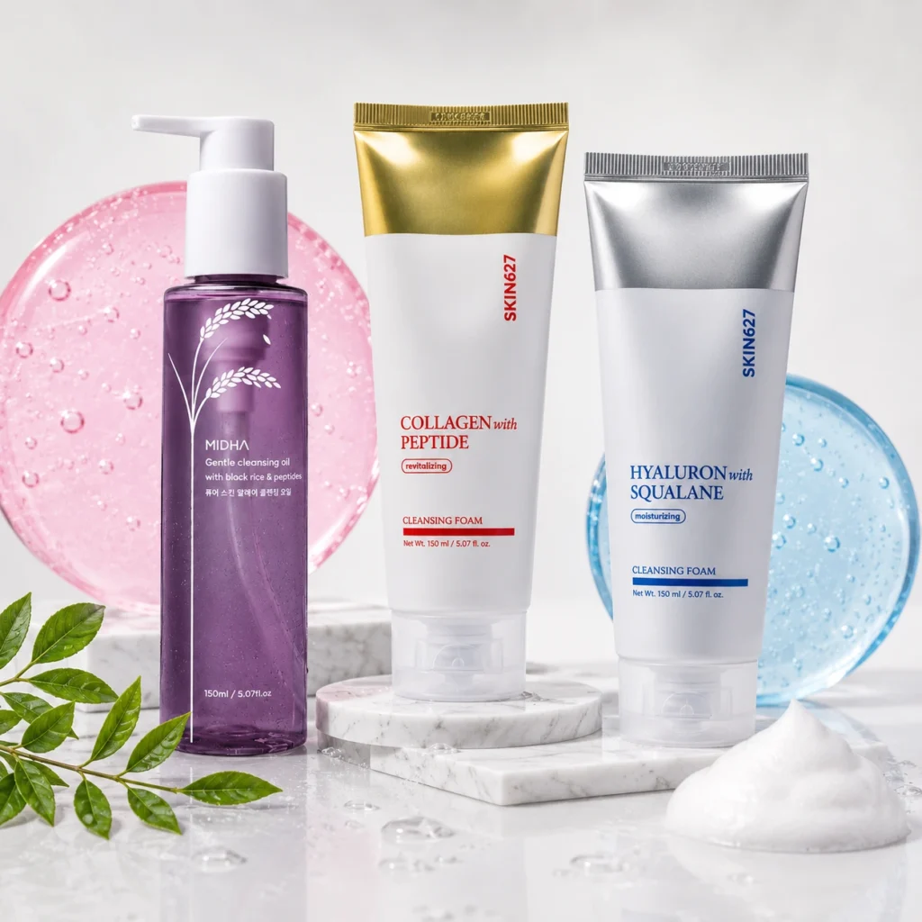 Produse pentru curatarea fetei – ulei de curatare si cleansing foam pentru rutina zilnica de ingrijire